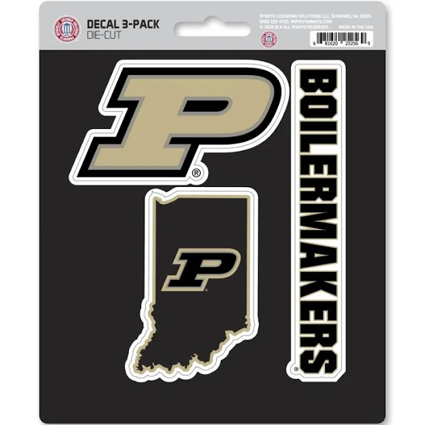 Pro Mark DST3U056 Purdue Decal - Pack of 3