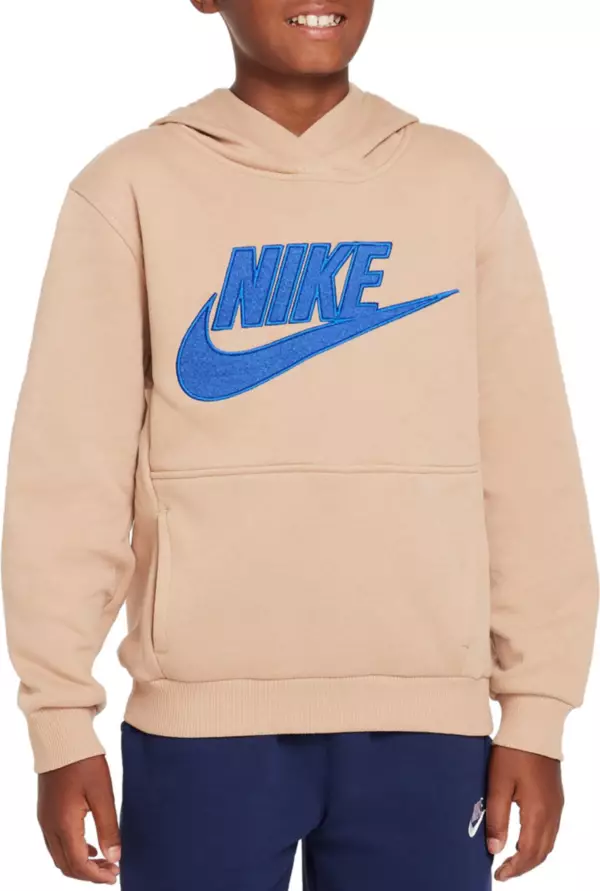 Nike Kids' Sportswear Club Fleece Patch Hoodie, Girls' | Holiday Gift