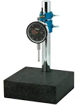 52-580-109 Fowler 0-1" Dial Indicator & 6" x 6" Granite Base