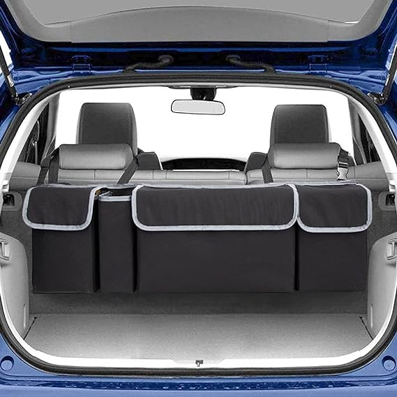 Enstiler Car Trunk Organizer, Backseat Hanging Organizer with 4 Large Storage Bag ...