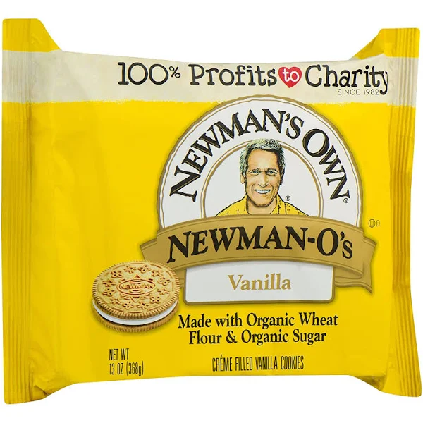 Newman's Own Newman-O's Creme Filled Vanilla Cookies