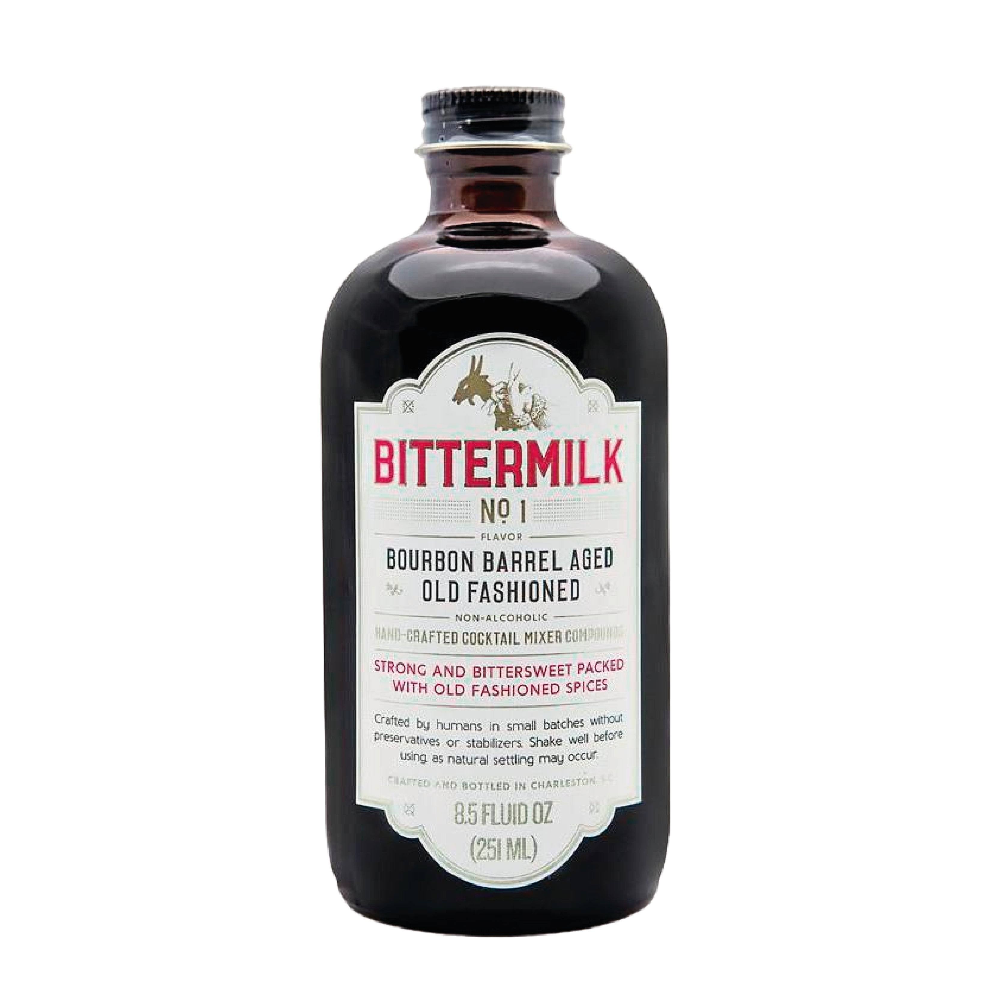 Bittermilk No. 1 Bourbon Barrel Aged Old Fashioned Cocktail Mixer