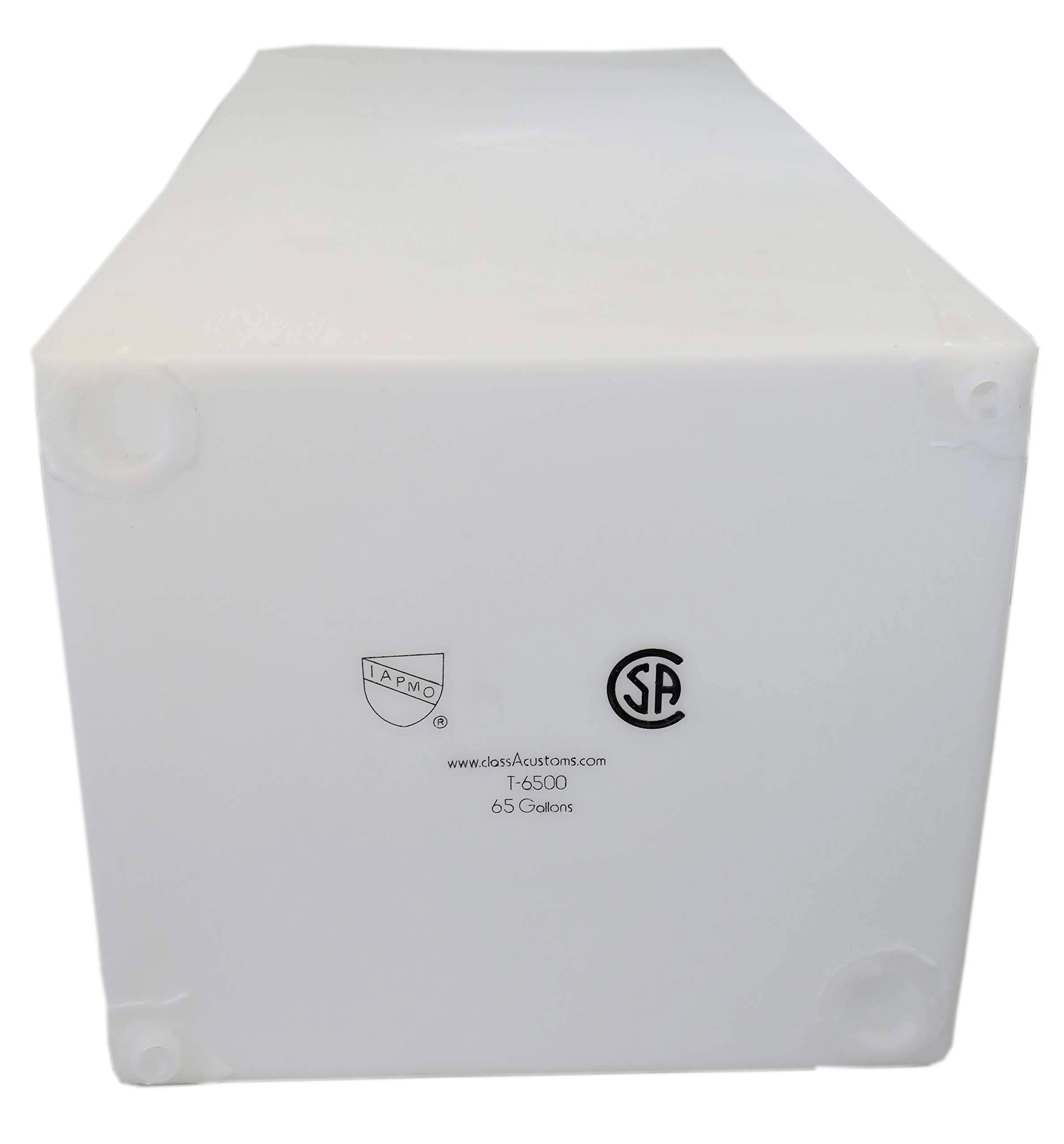 Class A Customs | T-6500 | 65 Gallon RV Fresh Water Holding Tank