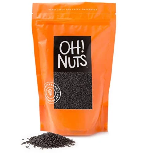 Oh! Nuts Black Sesame Seeds for Nutritious Dishes, Teas &Amp; Season