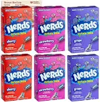 Nerds Flavored Drink Mix Singles Pack of 6 Boxes - 6 Boxes of Sugar Free Drink ...