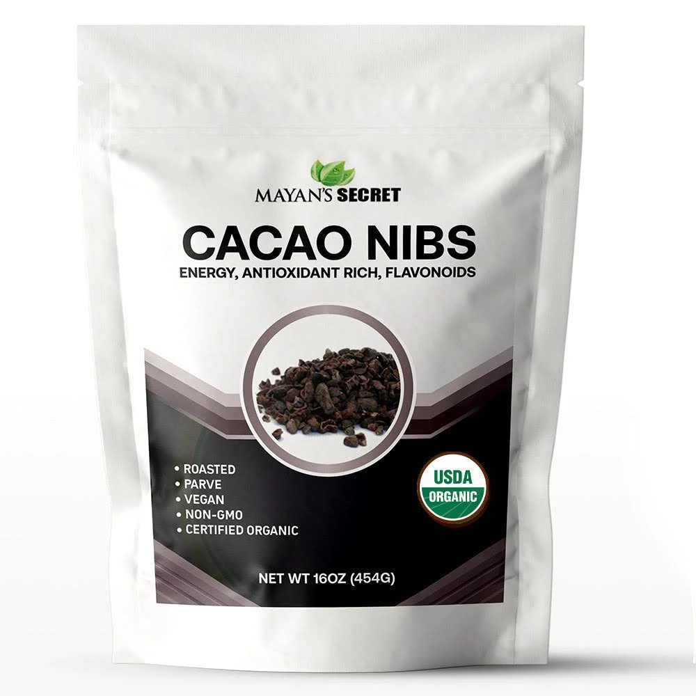 Superfoods Roasted Organic Cacao Nibs, 1 Lb - USDA CERTIFIED | Keto | Vegan