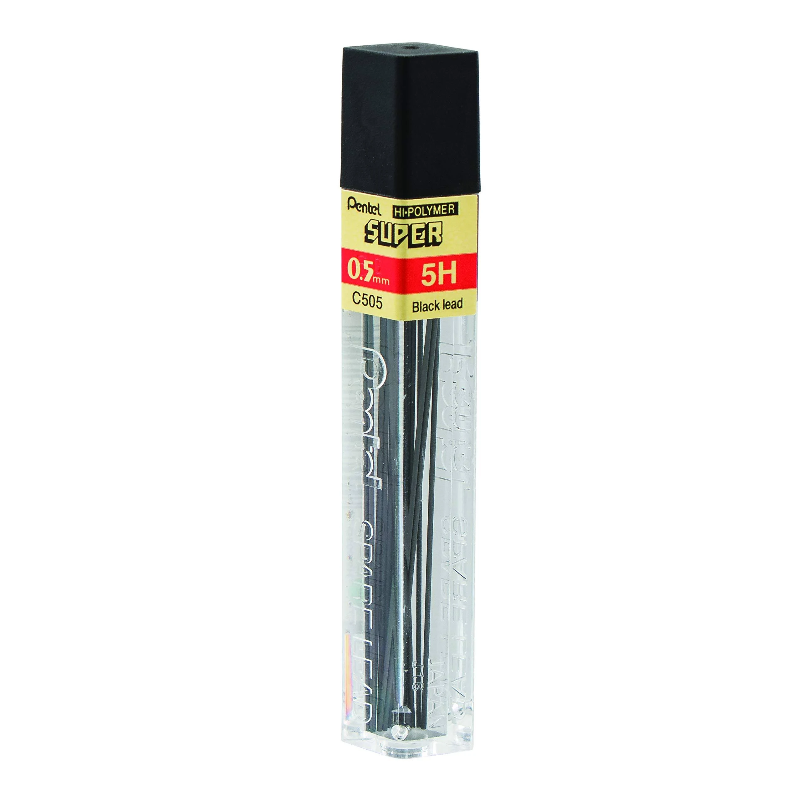 Hi-Polymer Super Lead Refill - 0.5Mm- 5H