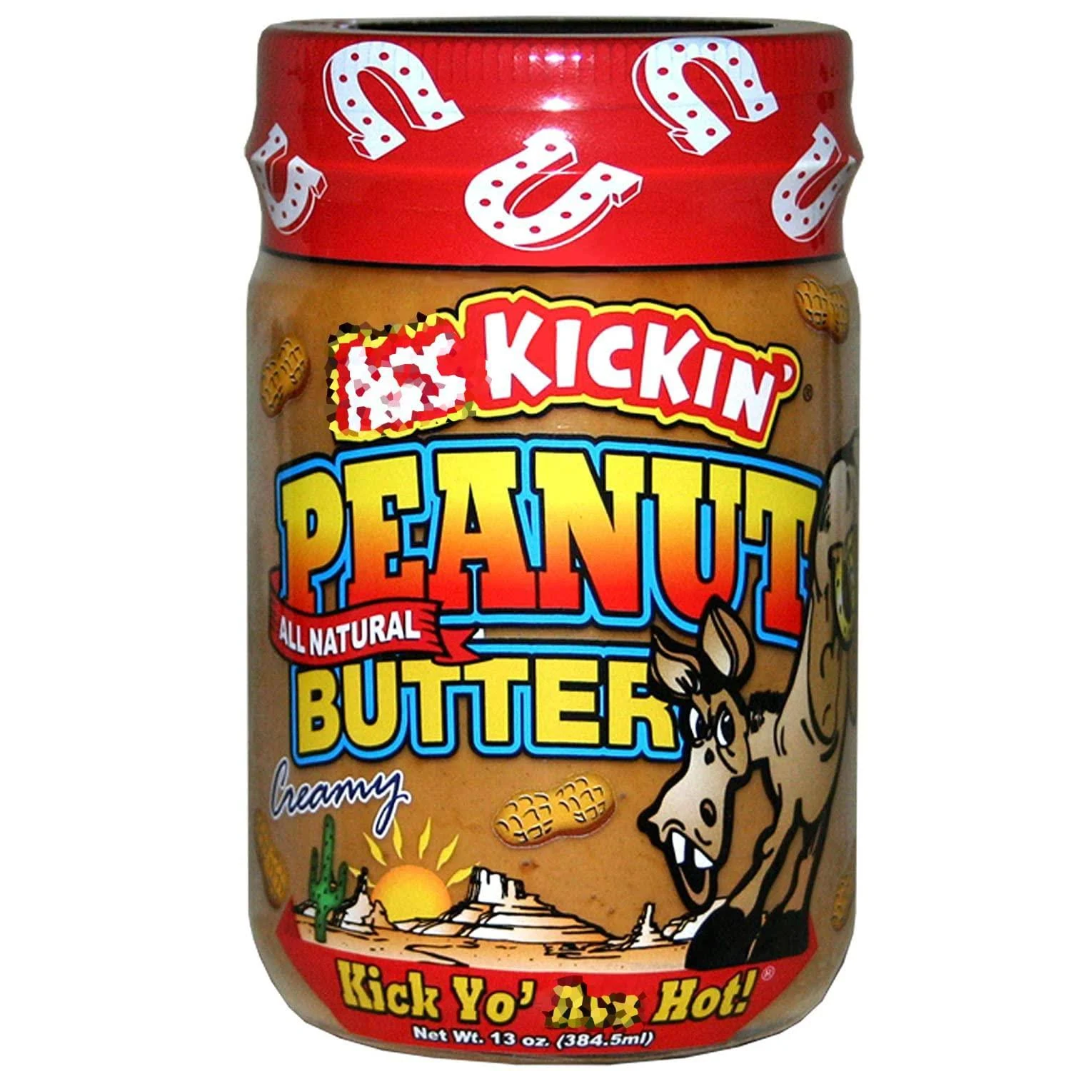 Ass Kickin Peanut Butter Flavor Habanero Net Wt 13 Oz