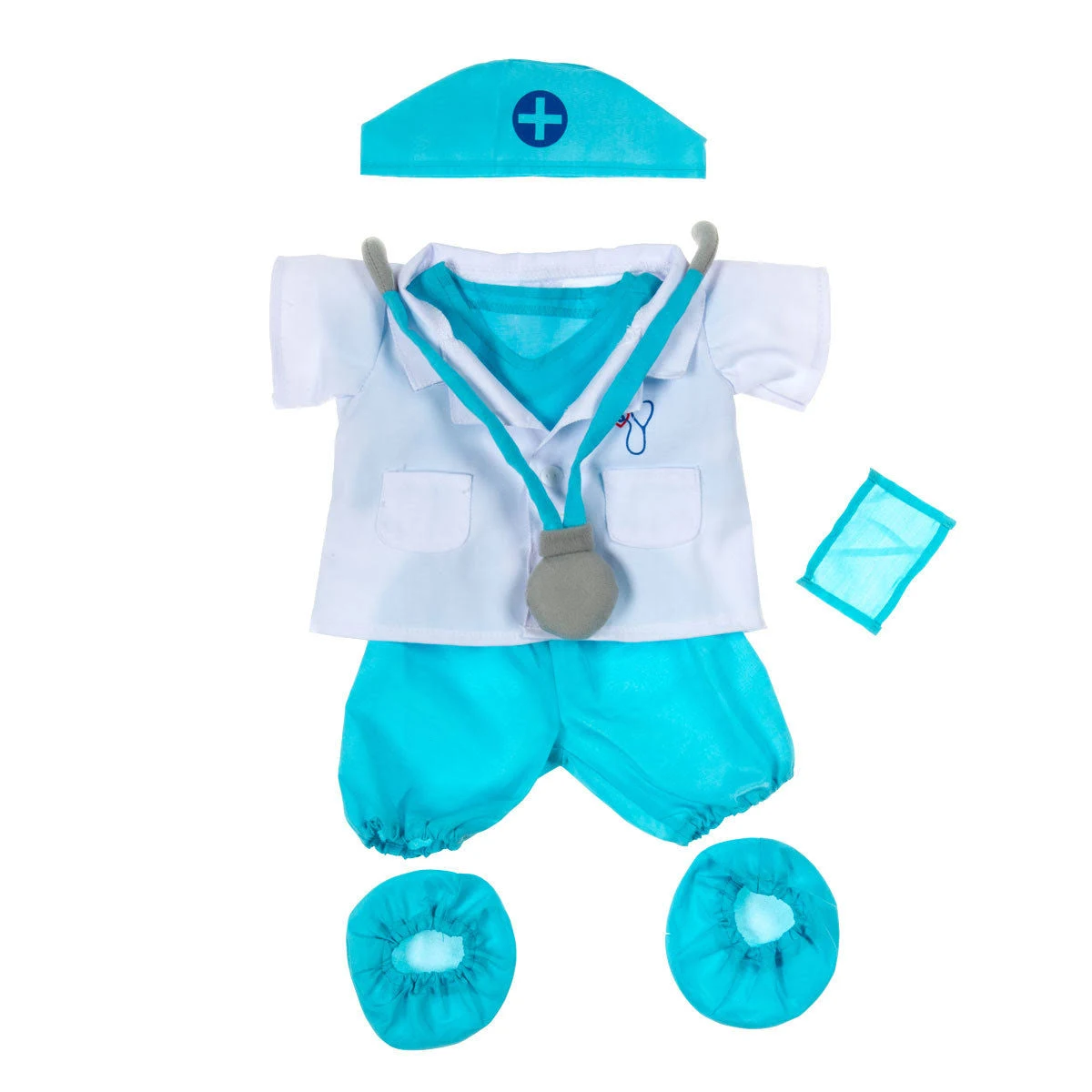 Doctor Outfit Teddy Bear Clothes Fits Most 14&#034; - 18&#034; Build-a-bear and Make Your