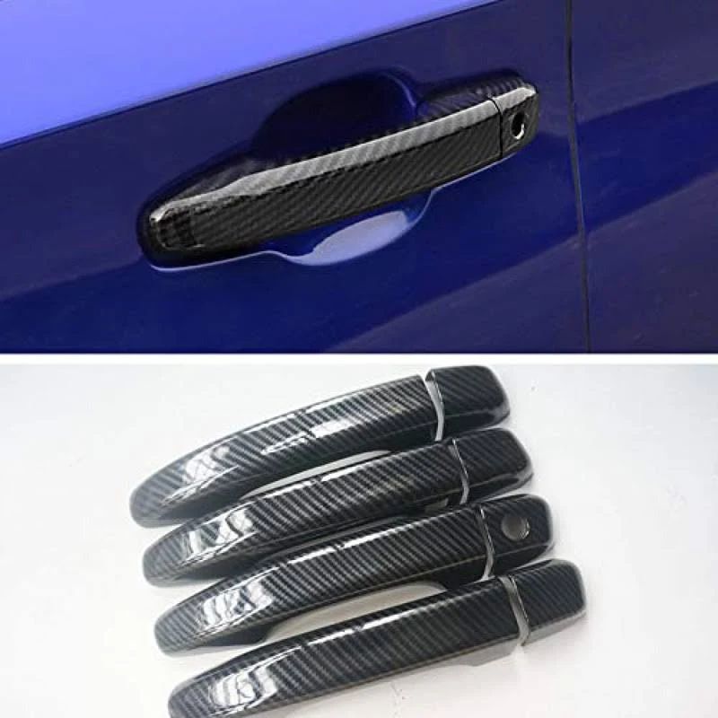 New Carbon Fiber Style Handle Cover Trim for Honda Accord 10th 2018-2022