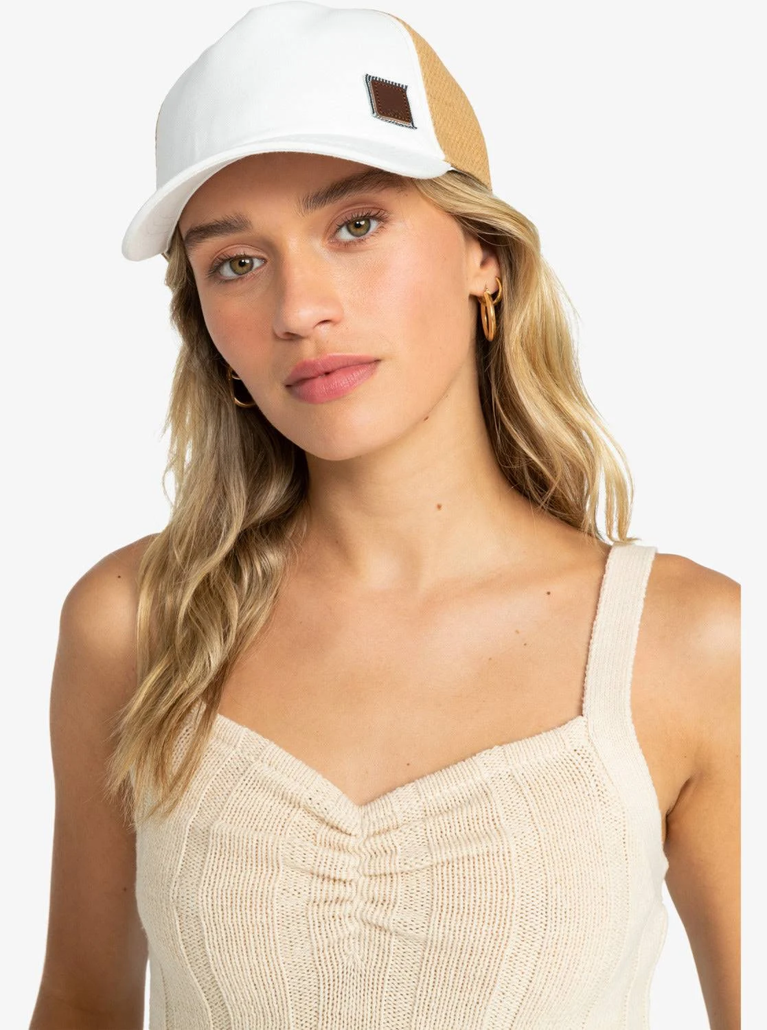 "Women's Quiksilver White Incognito Adjustable Trucker Hat"