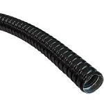 1.5 inch PVC Coated Liquid-Tight Galvanized Steel Flexible Conduit - Length: 25 Feet