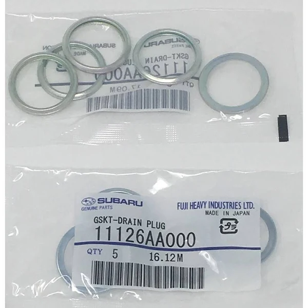 Subaru Genuine OEM 1985-2018) Oil Drain Plug Crush Washer Gasket