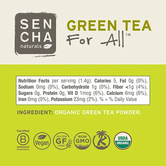 Sencha Naturals, японский чай матча для церемоний, 28 г (1 унция)