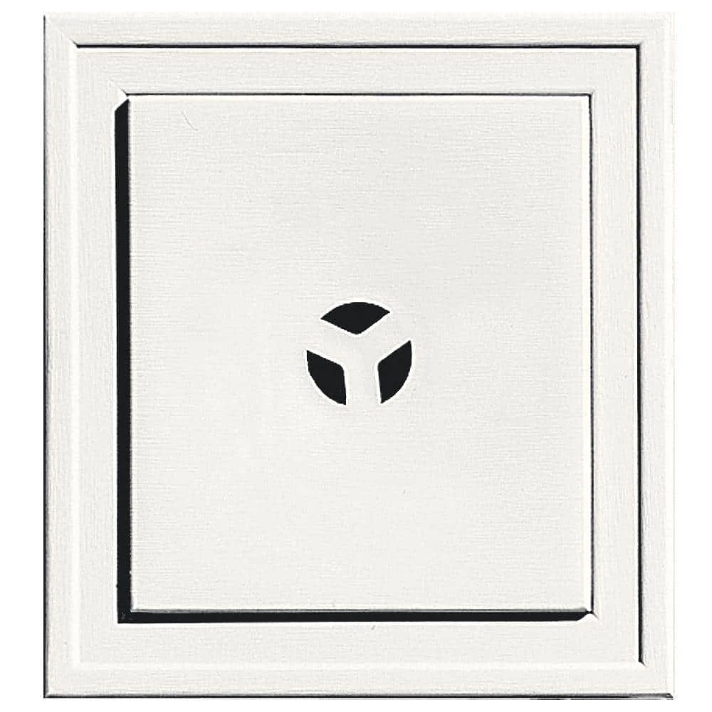 Builders Edge 130110003123 Mounting Block, White