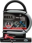 Bell Sports Catalyst 350 Double Shackle Bicycle U-Lock w/ 2keys (1 lighted)