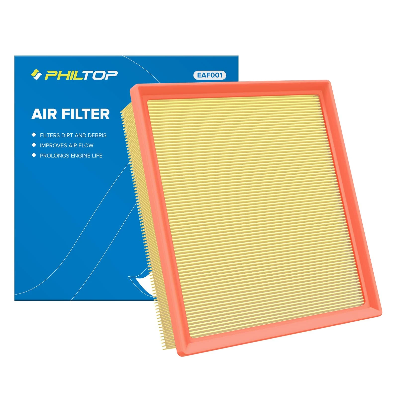 EAF001 (CA10755) Air Filter Replace for Sienna, Highlander, Camry, Avalon, ES350