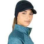 TrailHeads Women's Winter Ponytail Hat | Trucker Hat with Drop Down Ear Warmers