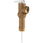 Watts 0066132 LL100XL Series Relief Valve, 3/4 in, MNPT x FNPT, Bronze Body