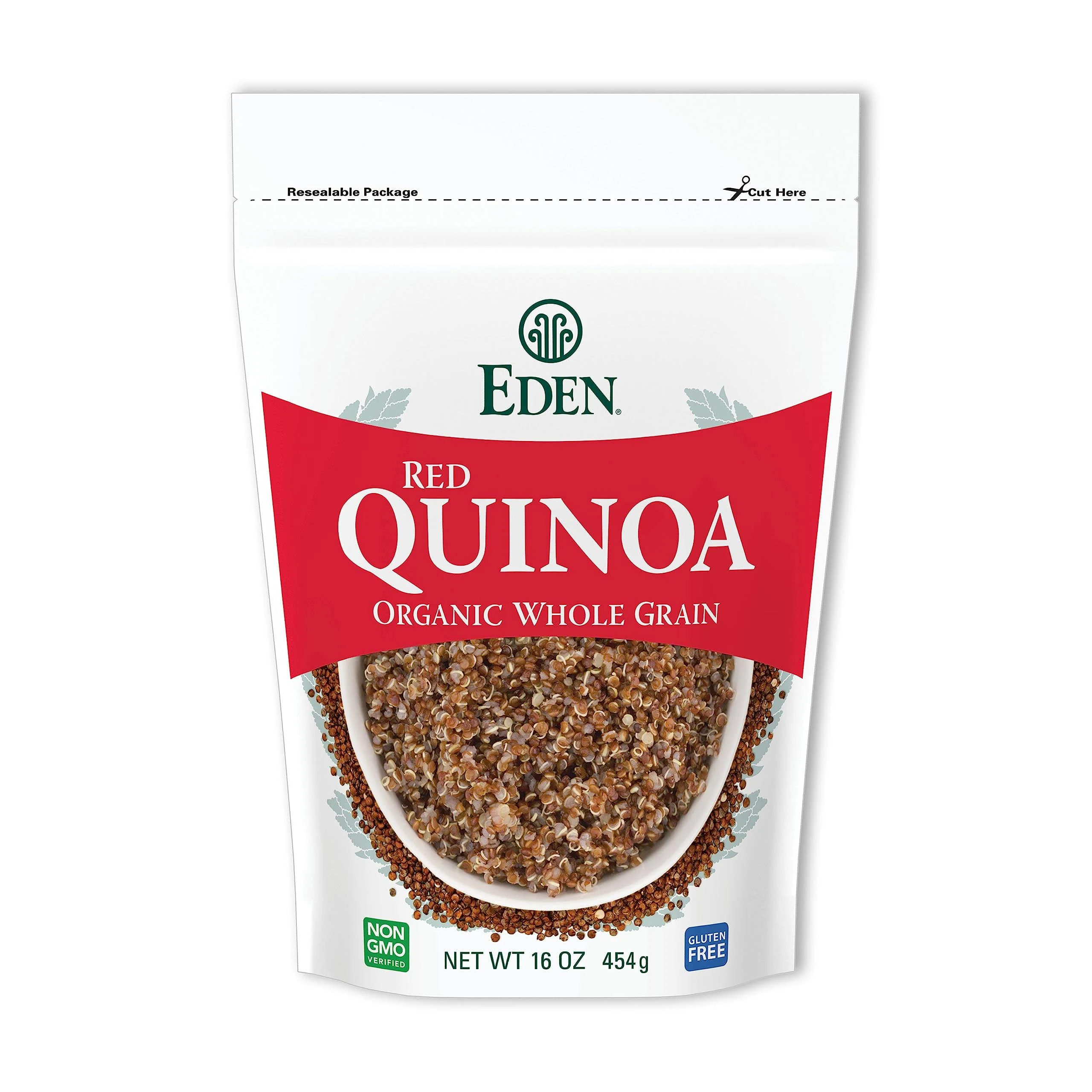 Eden Foods, Grains entiers biologiques, quinoa rouge, 454 g