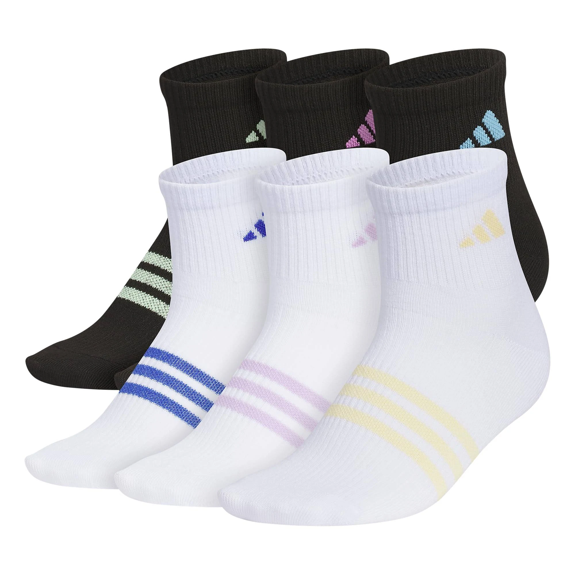 Adidas Girl's Superlite 3.0 Quarter Socks