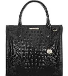 Brahmin Melbourne Caroline Satchel, Black, Leather