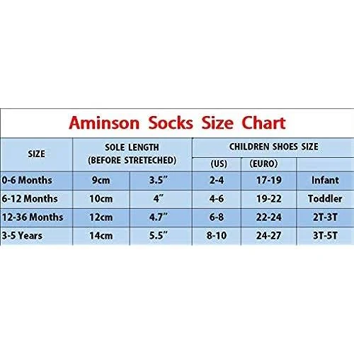 Anti Slip Non Skid Ankle Socks With Grips for Baby Toddler Kids Boys Girls