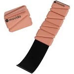 Movido Wrist and Ankle Weights | 1 lb each (2 per set) | Adjustable Workout Weights for Women and Men | Perfect for Yoga, Walking, Pilates, Hiking, Aerobics, Movement