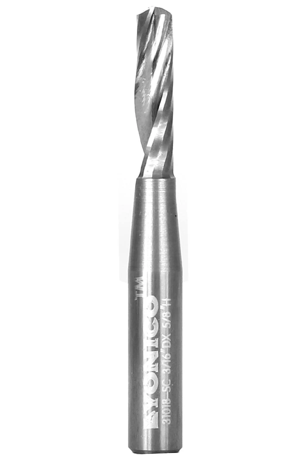 Yonico Solid Carbide Single Flute Upcut End Mill Router Bits