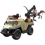 Mattel Jurassic World Dominion Capture and Crush Truck with Velociraptor - NEW