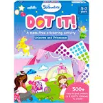 Art Activity - Dot It Unicorns &amp; Princesses, No Mess Sticker Art for Kids, Craft