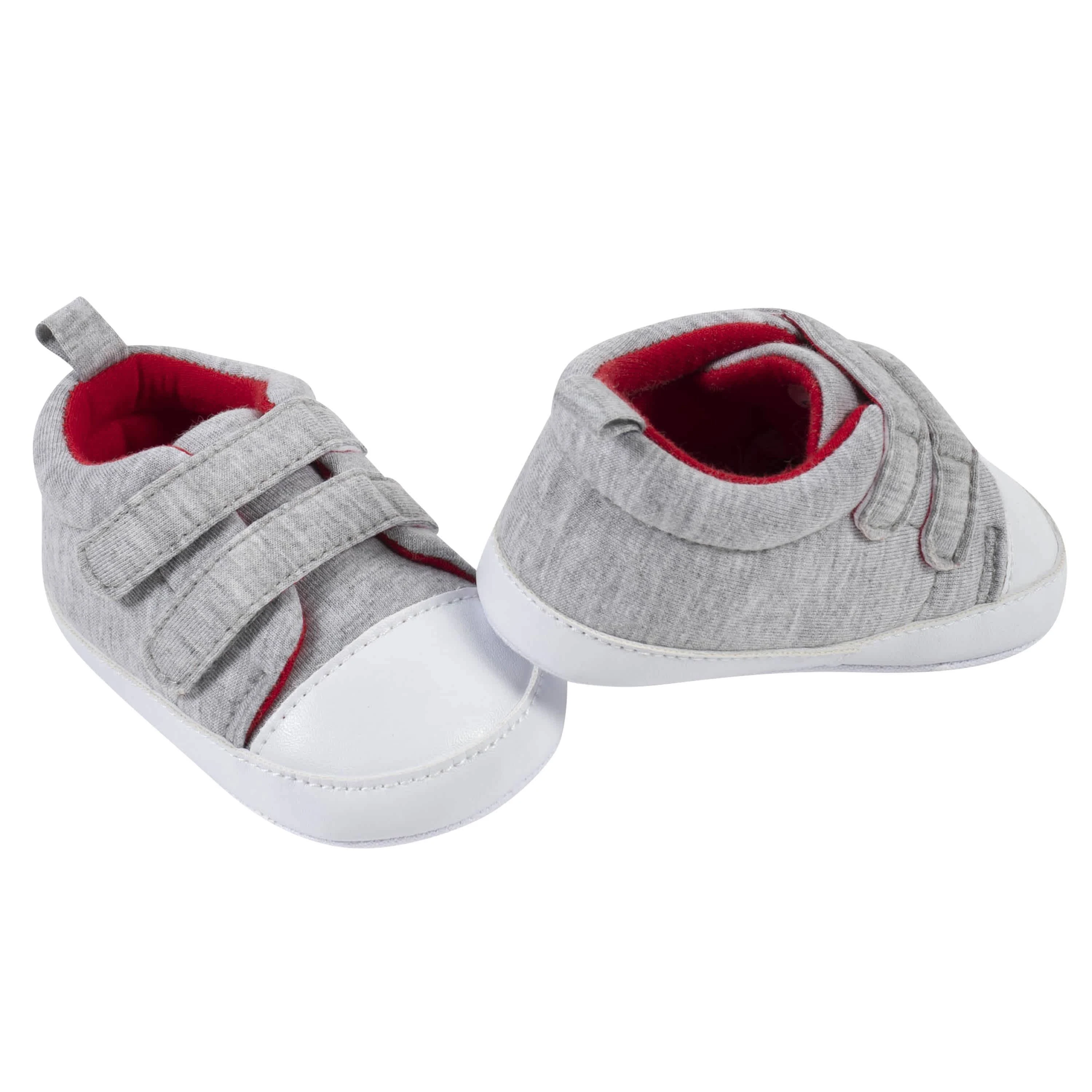 Gerber Baby Neutral Heather Gray Sneakers - 0-3mo