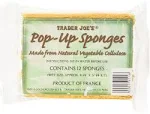 Trader Joe's Pop Up Sponges Made from Natural Vegetable Cellulose