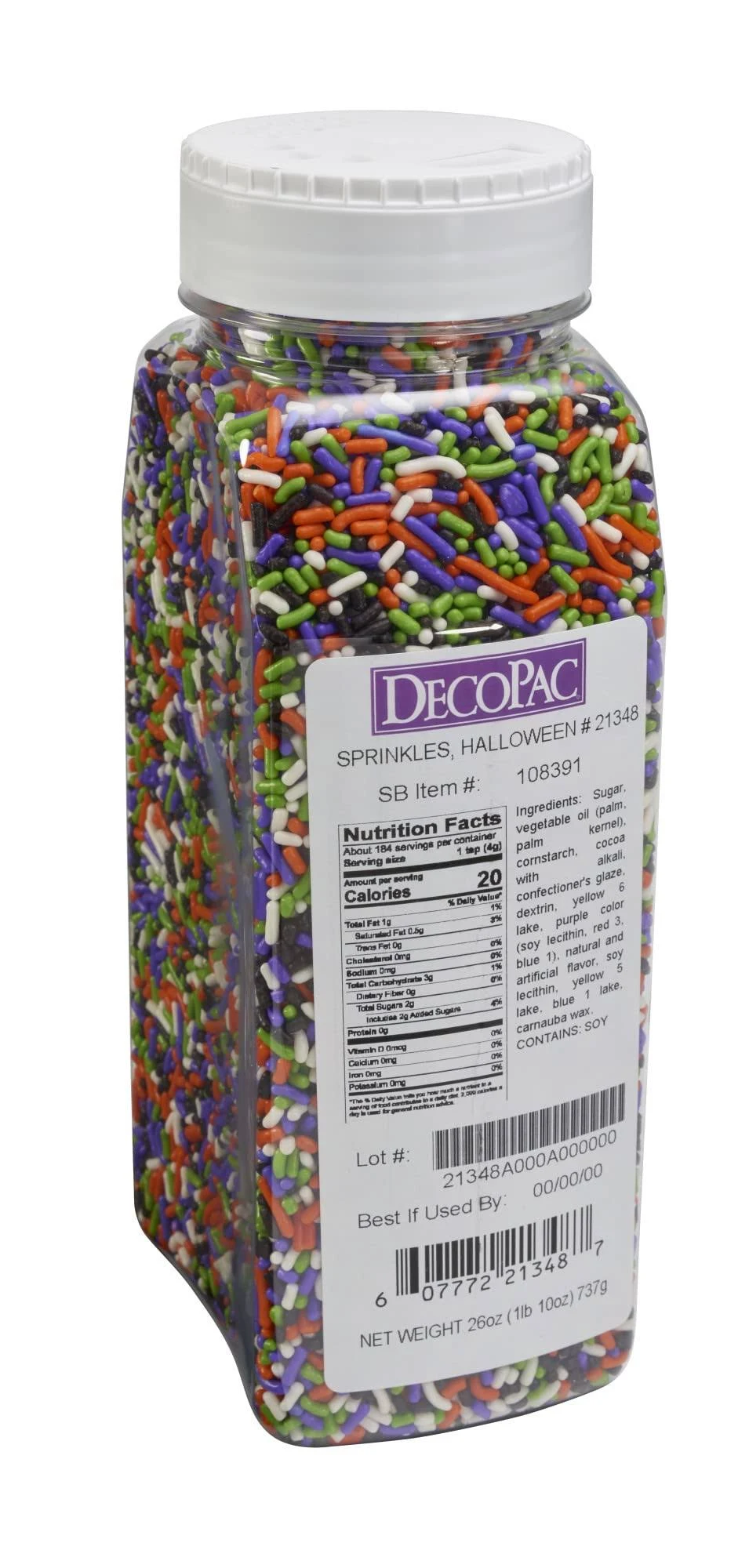 Decopac Halloween Mix Sprinkles 26 oz