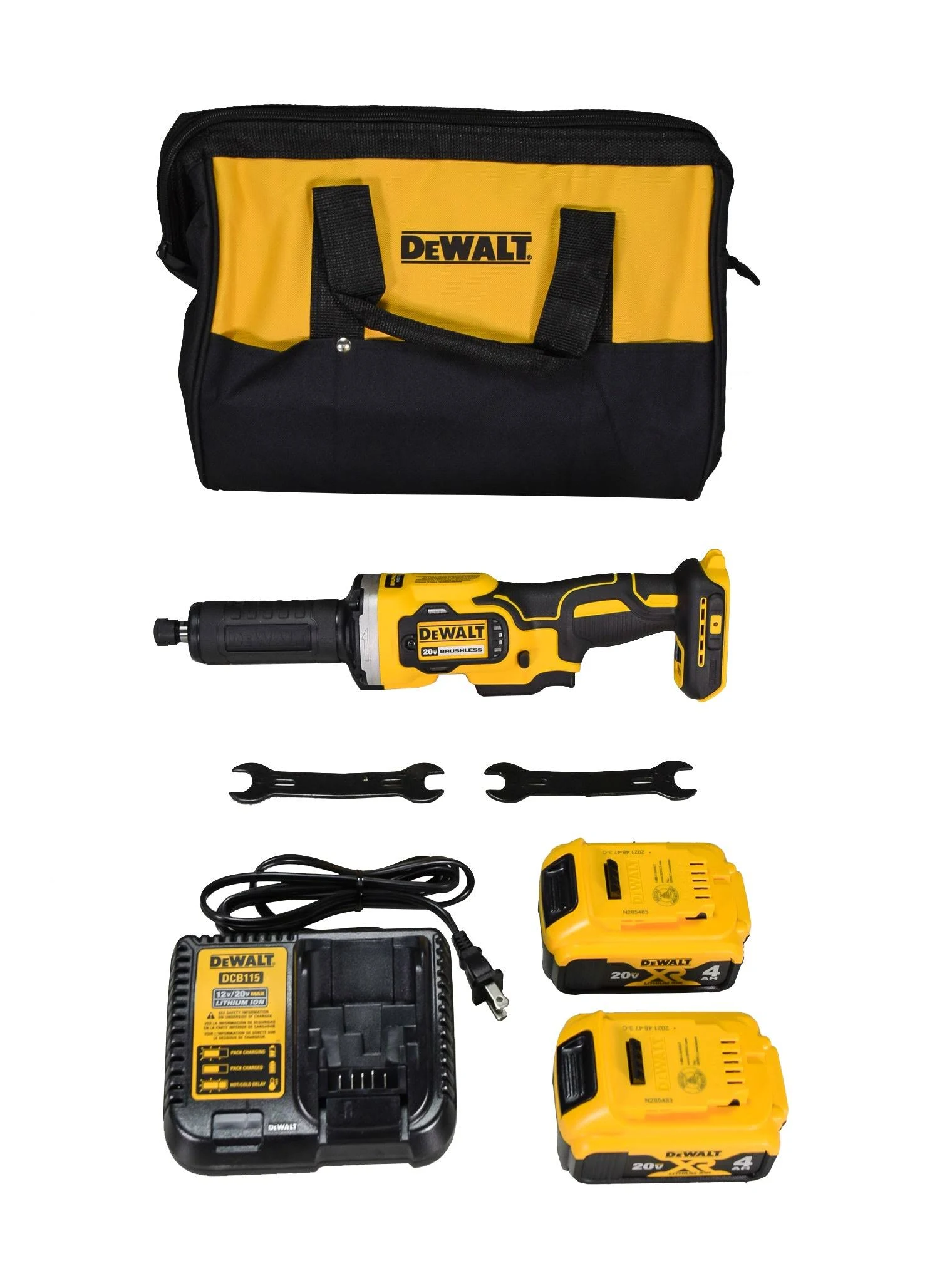 DeWalt DCG426M2 20V MAX* Die Grinder Kit