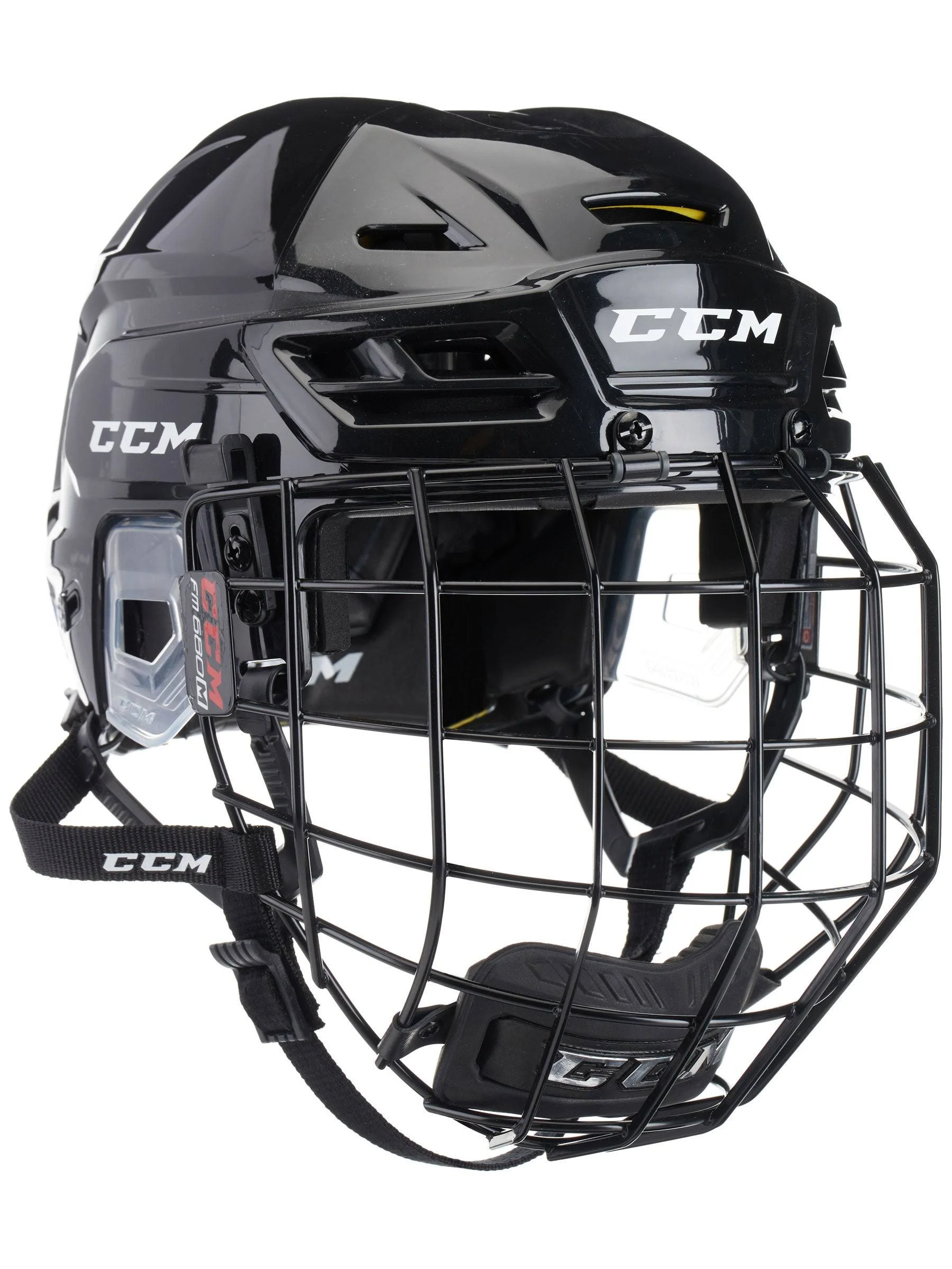 CCM Tacks 310 Combo Hockey Helmet (Black)