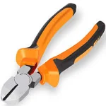 BOENFU Wire Cutter for Artificial Flowers and Crafts, Chicken Wire Cutters Heavy Duty Diagonal Cutting Pliers Faux Flowers Wire Clippers, Orange, 6 in