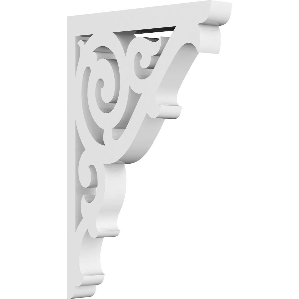 E Kena Millwork Athens Architectural Grade PVC Bracket BKTP01X06X11AT