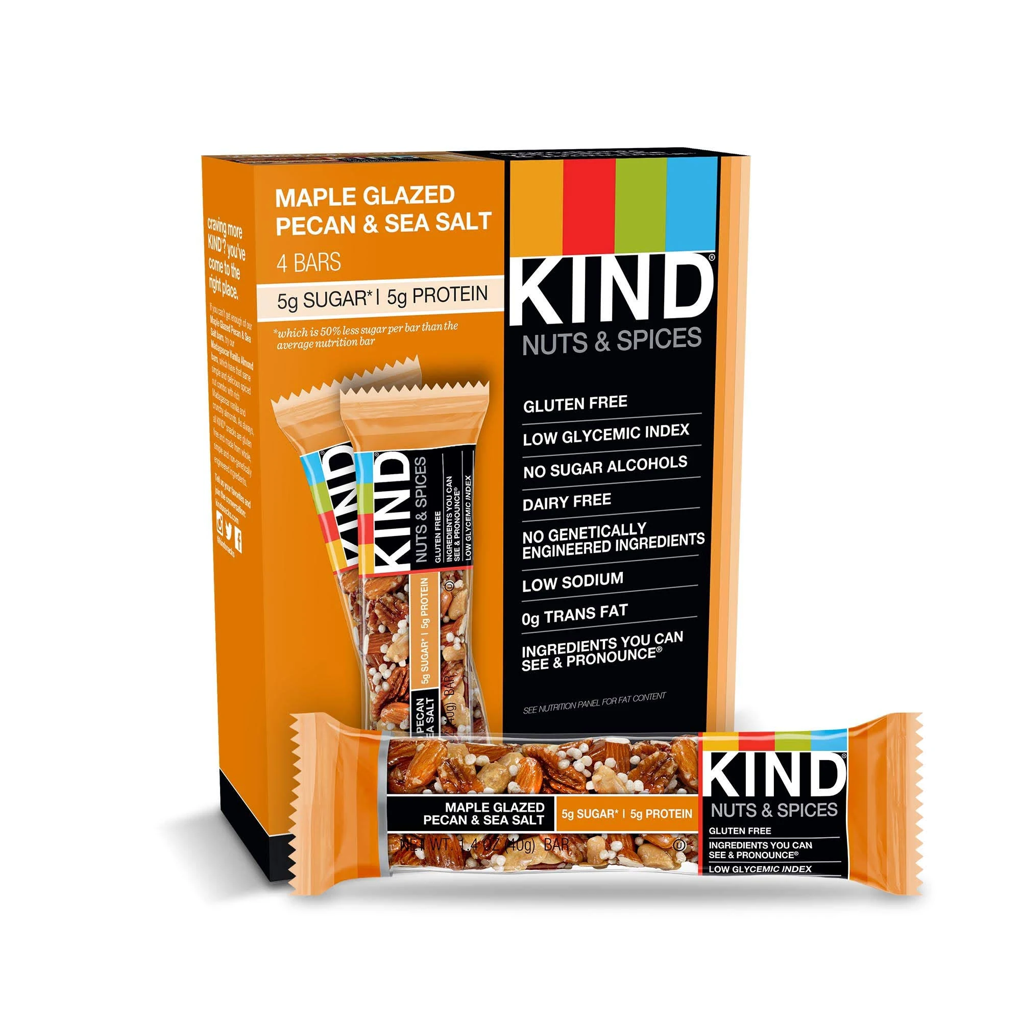 Kind Snack Bars, Maple Glazed Pecan & Sea Salt