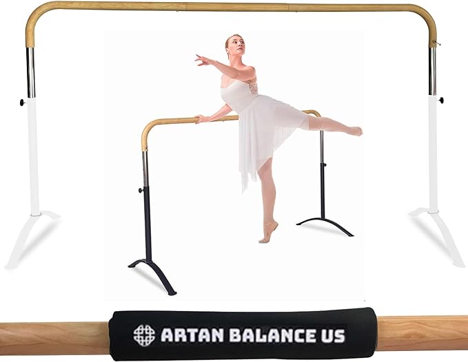 Artan Balance Ballet Barre Portable for Home or Studio, Height Adjustable Bar for ...