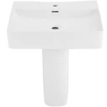 Swiss Madison SM-PS317 Concorde Square Two-Piece Pedestal Sink