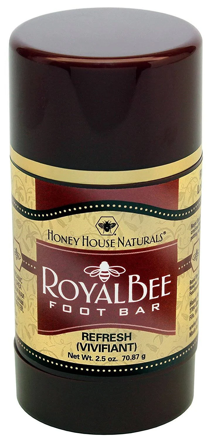 Honey House Royal Bee Bar Foot Bar 2.5 Oz. - Refresh (Peppermint)