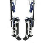 SUPERFASTRACING 15-23 Inch Drywall Stilts Aluminum Tool Adjustable for Painters Walking Painting Taping Black