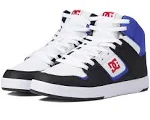 DC Cure High-Top (Big Kid) Men's Shoes White/Royal : 6 Big Kid M