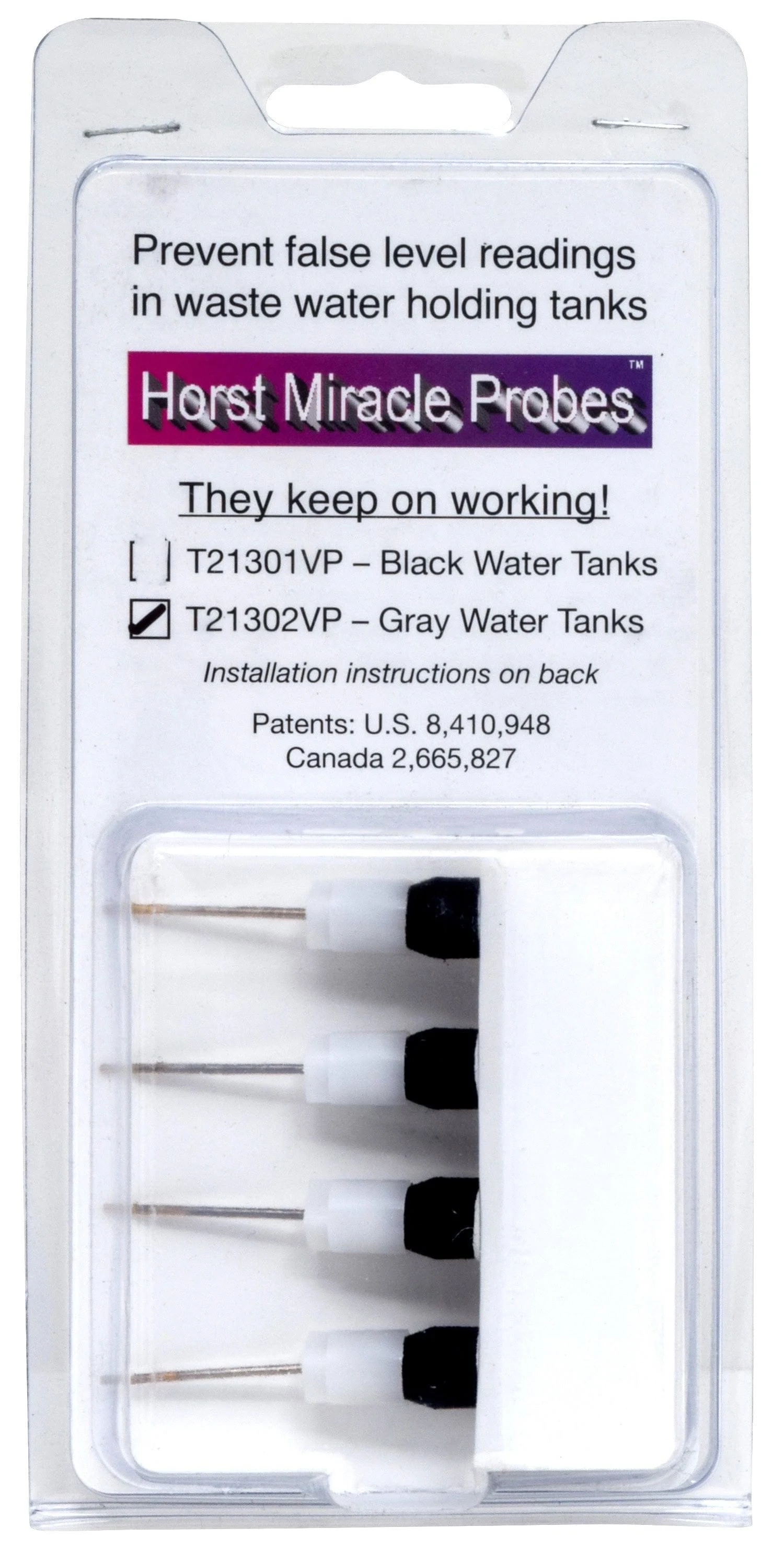 Valterra T21302VP; Horst Miracle Probes Gray Water