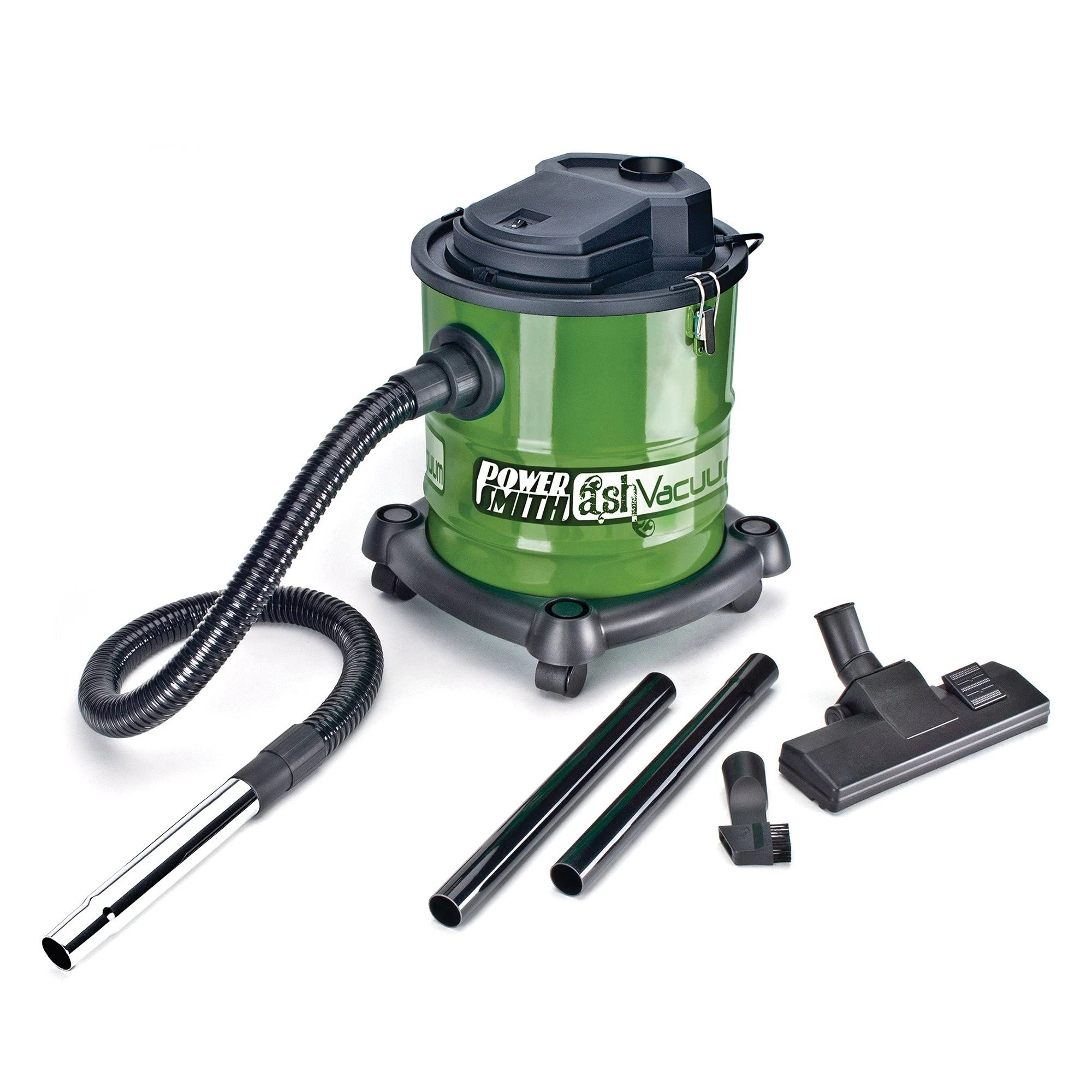 10 Amp 3 Gal. All-In-One Wheeled Ash/Shop Vacuum with Metal Lined Hose, Washable Filter and 5 Accessory Nozzles