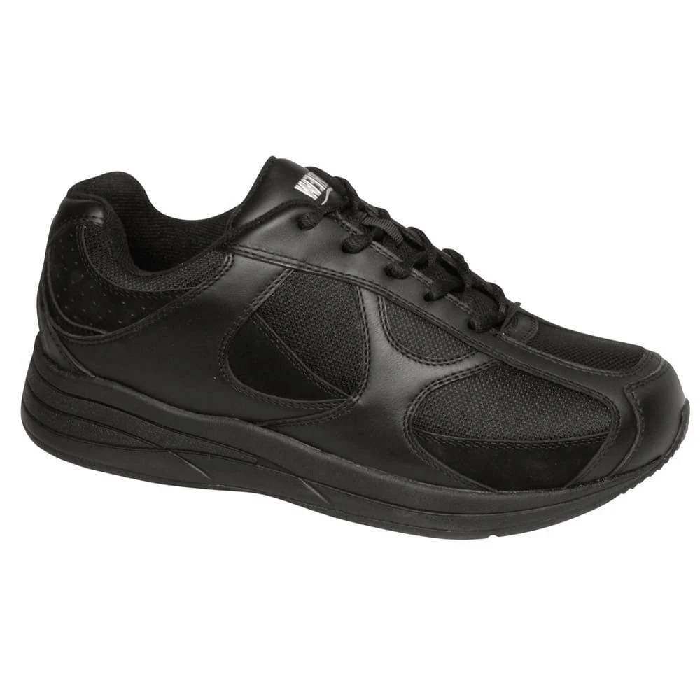 DREW 40760-19 SURGE Black Athletic Shoes 11.5 4W WIDE Orthotics Shoes NIB