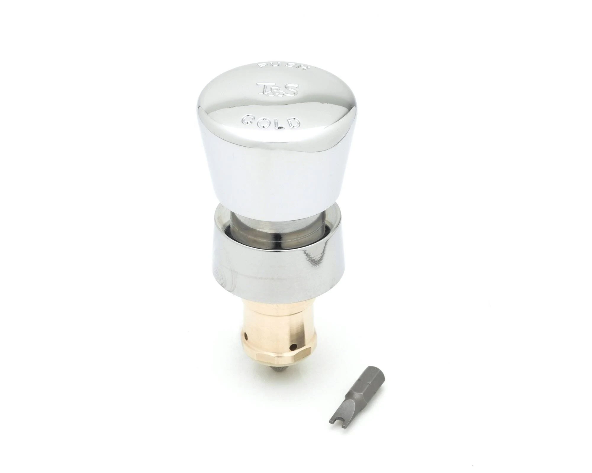 T&S Brass Metering Cartridge Cold Push Button