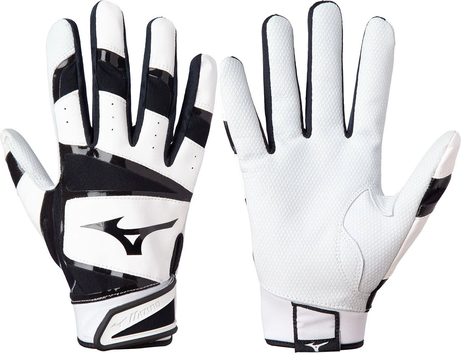 Mizuno B-303 Youth Baseball Batting Glove - Black