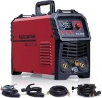 ARCCAPTAIN TIG Welder 200A, High Frequency 110V/220V Dual Voltage Tig/Stick/Arc 2 in 1 Welder LED Digital Display Welding Machine with 2T/4T